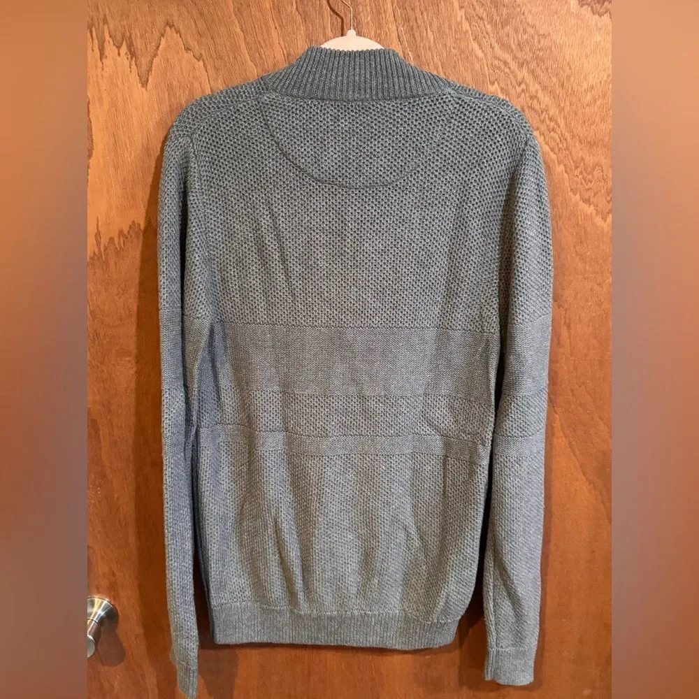 Nordstroms Men’s Shop Gray Cashmere Blend pullover size M